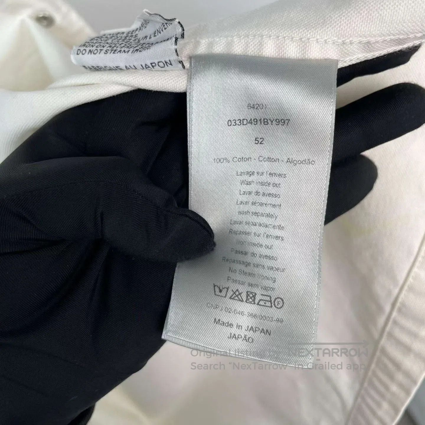 Dior Dior Homme White Splatter Paint Overshirt. Size US L / EU 52-54 / 3 - 3 Thumbnail