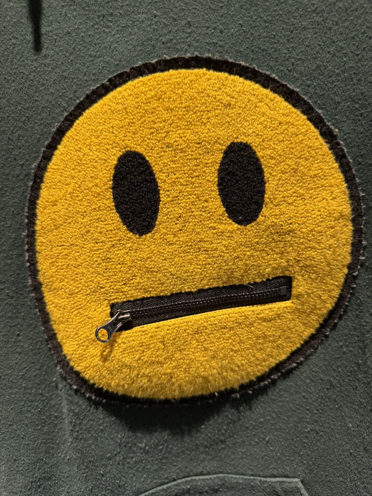 10 Deep 10 Deep Smiley Face Zip Green Hoodie Hidden Pocket Size US M / EU 48-50 / 2 - 2 Thumbnail