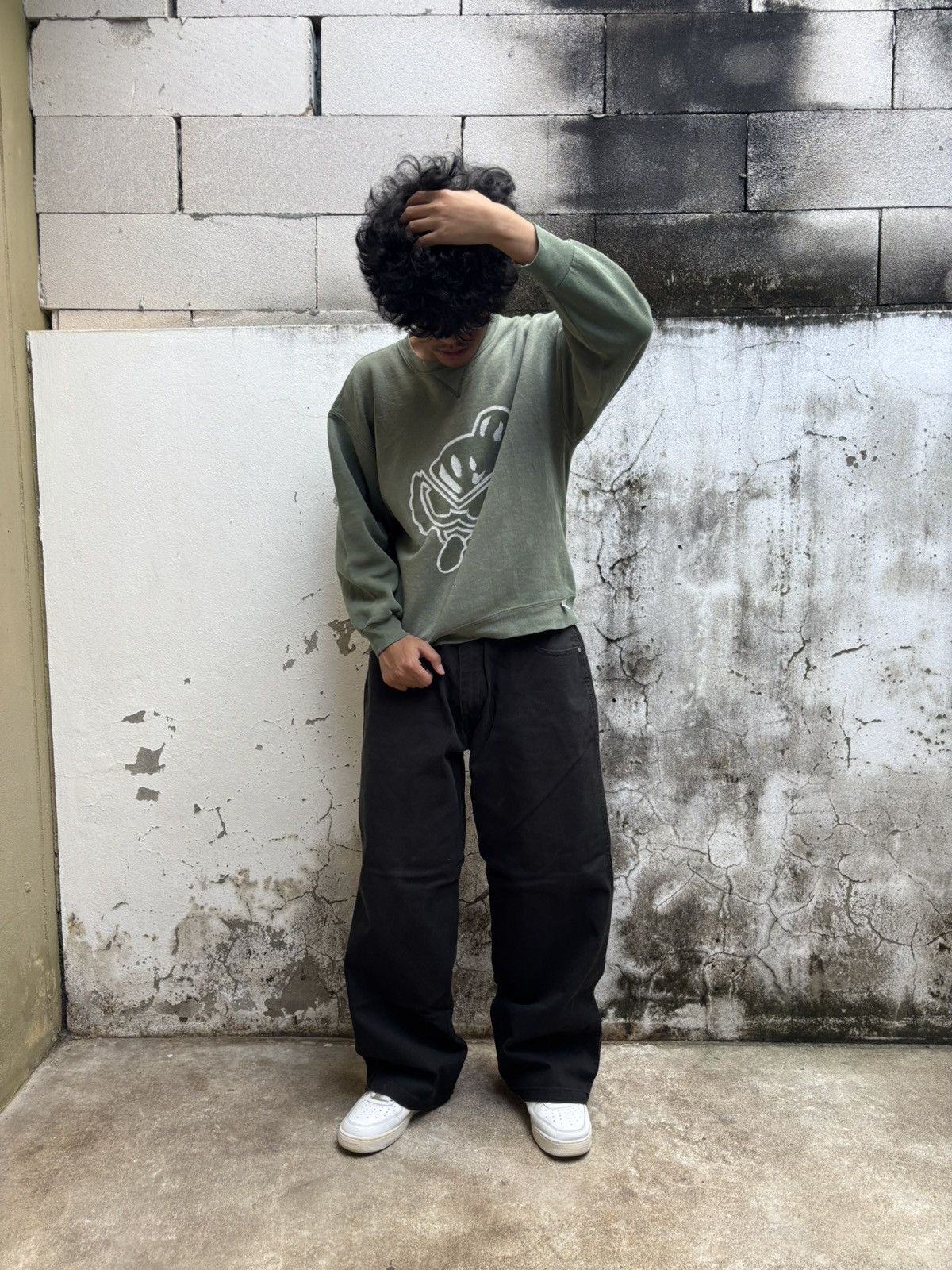 Vintage Custom Russell HG mini Sweatshirt ERD Size US L / EU 52-54 / 3 - 4 Thumbnail