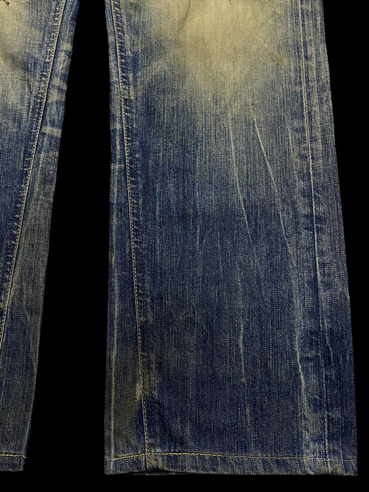 Edwin Vintage Edwin Blue Trip Grunge Distressed Loose Jeans Size US 33 - 6 Thumbnail