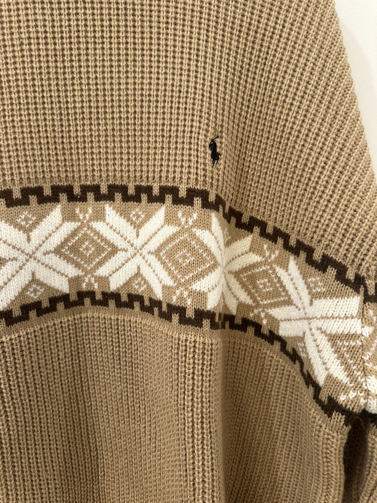Polo Ralph Lauren Vintage Polo Ralph Lauren Fair Isle Sweater Snowflake XL Size US XL / EU 56 / 4 - 3 Thumbnail