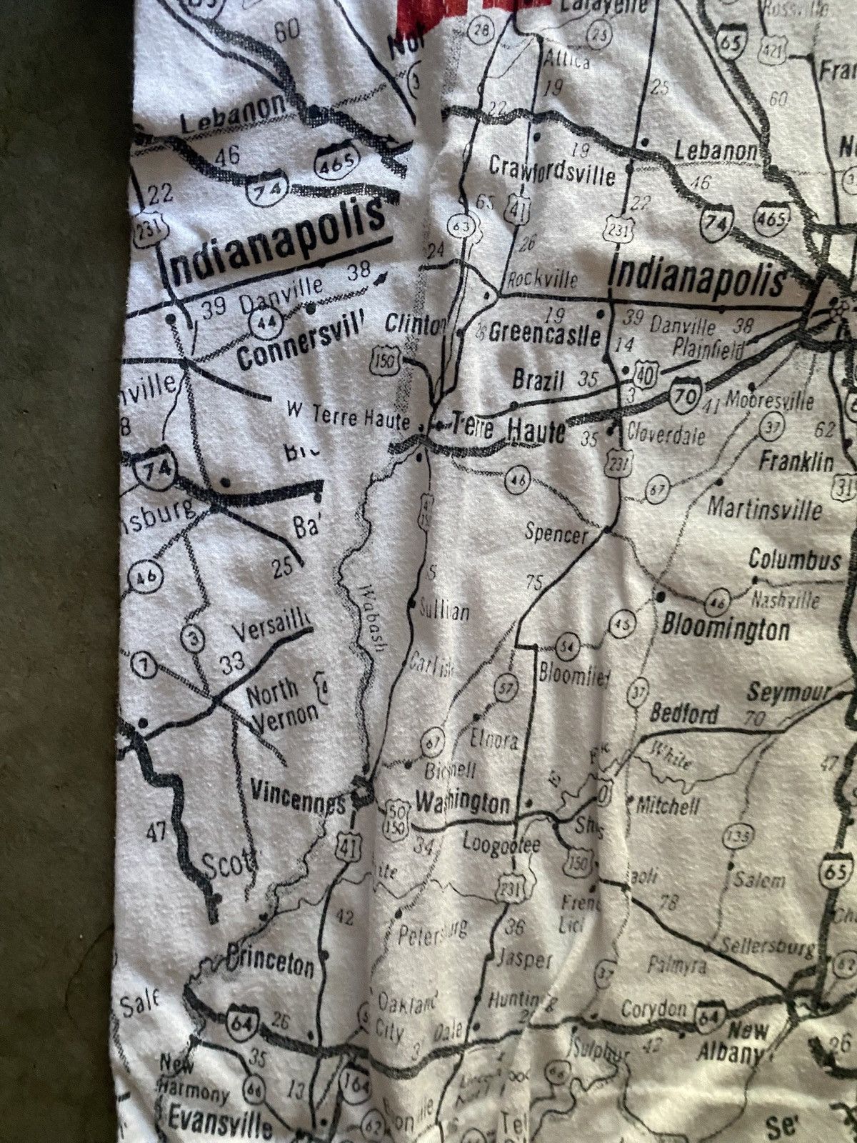 Vintage Vintage Indiana Roads AOP TEE Size US M / EU 48-50 / 2 - 3 Thumbnail