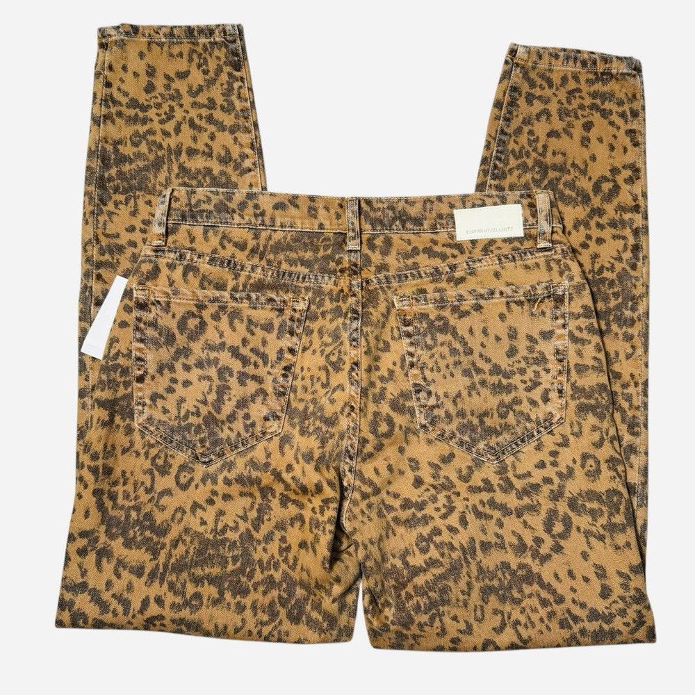 Current/Elliot NWT New $257 Current/Elliott Stiletto Amber Leopard Skinny Size 28" / US 6 / IT 42 - 5 Thumbnail