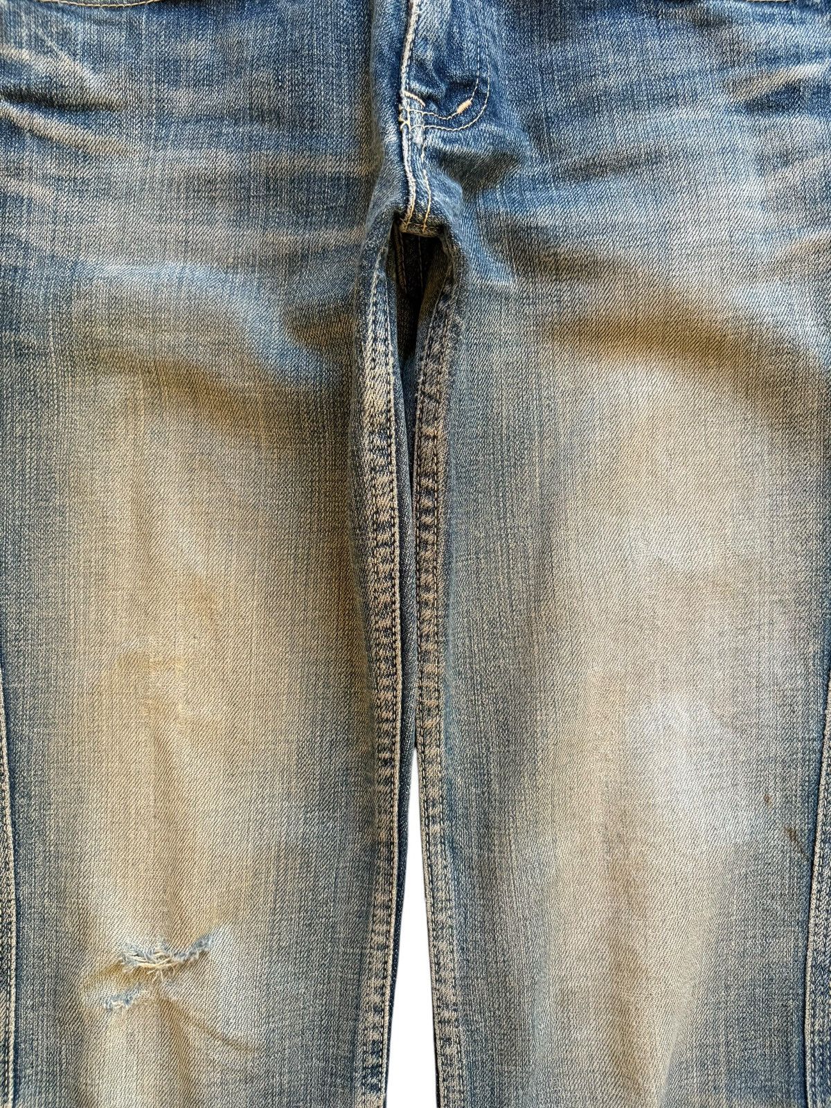 Japanese Brand × OMNIGOD Vintage Japanese Omnigod Mud Wash Bootcut Flare Jeans Size 27" / US 4 / IT 40 - 5 Thumbnail
