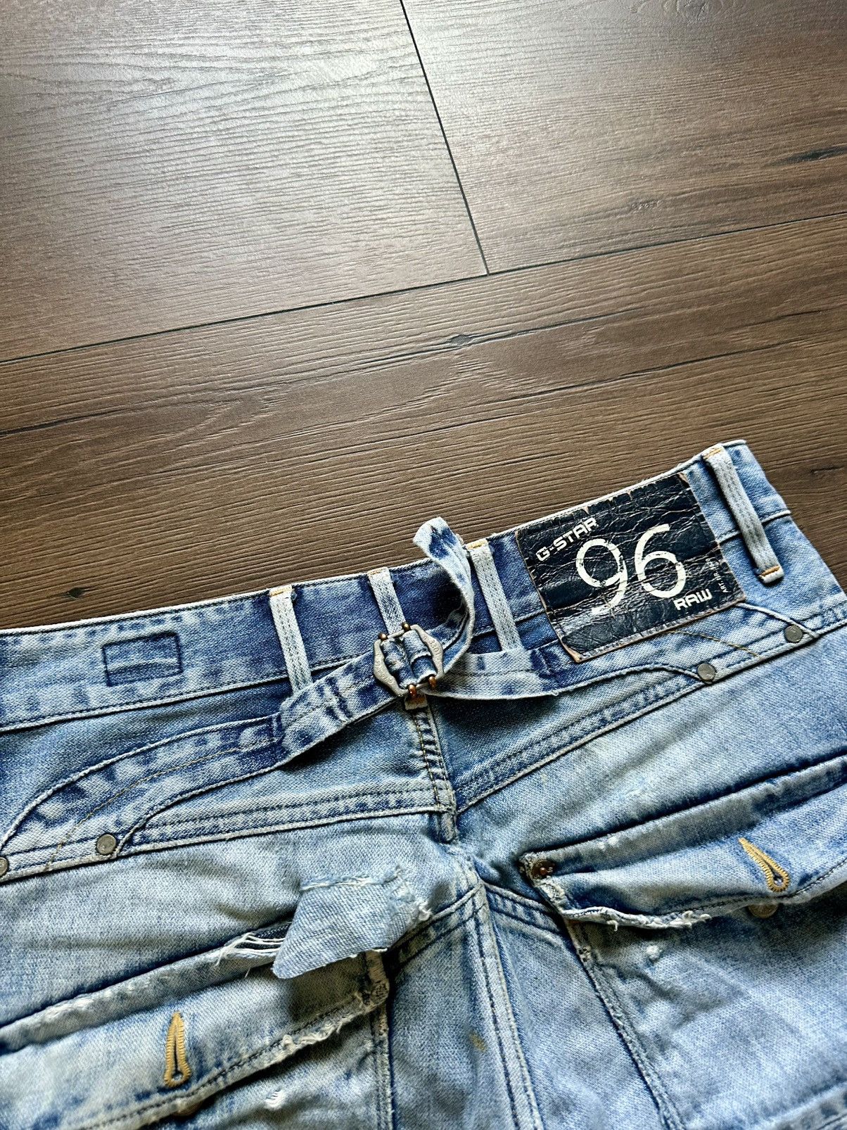 G-Star Vintage Gstar Raw Y2K Distressed Pants 96 Size US 34 / EU 50 - 17 Thumbnail