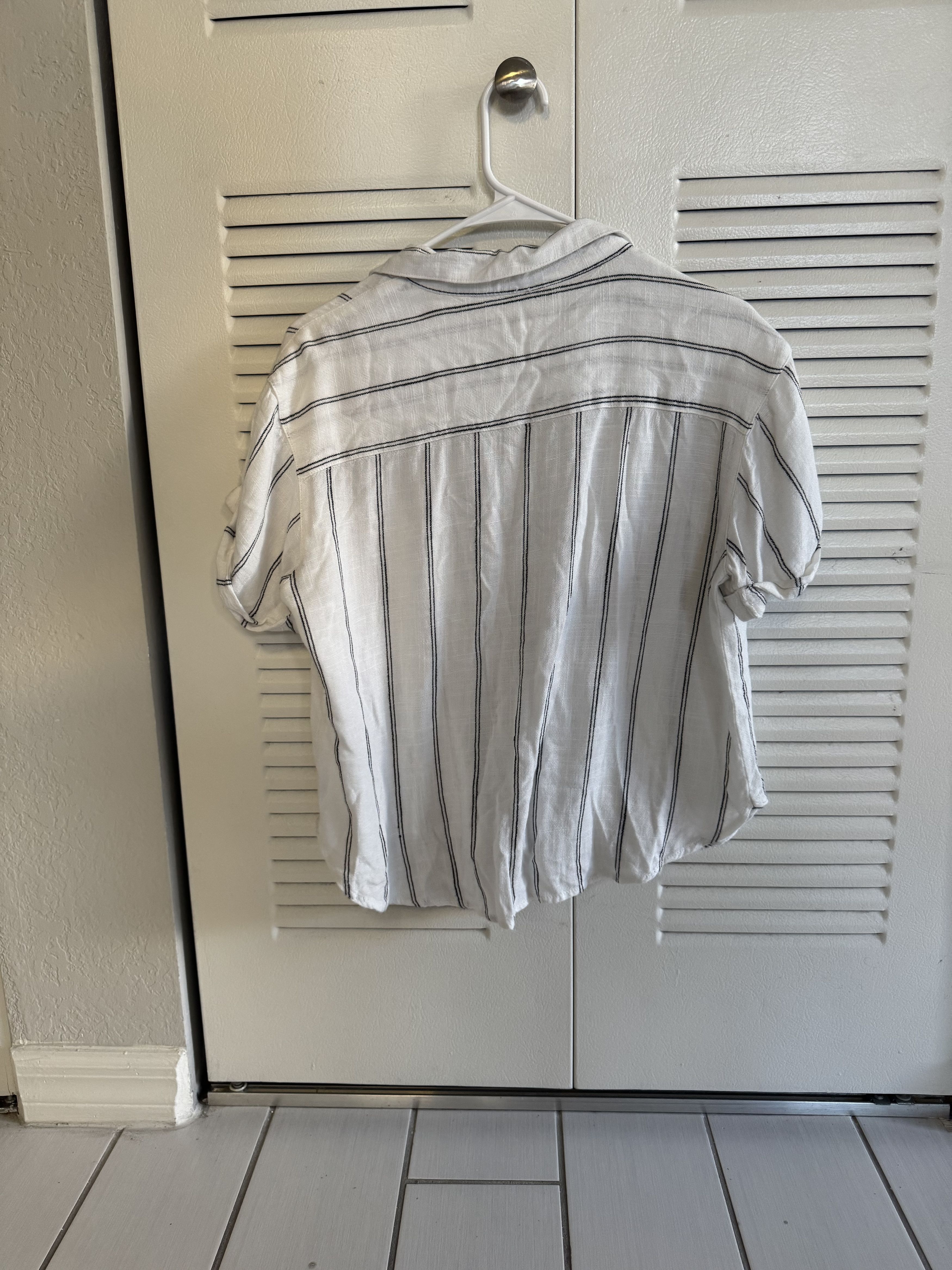 Other Striped Linen Shirt Size M / US 6-8 / IT 42-44 - 2 Thumbnail