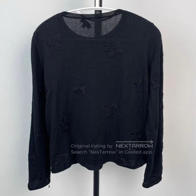 Chanel Chanel Black long-sleeved T-shirt Size XXS / US 00 / IT 34 - 2 Thumbnail