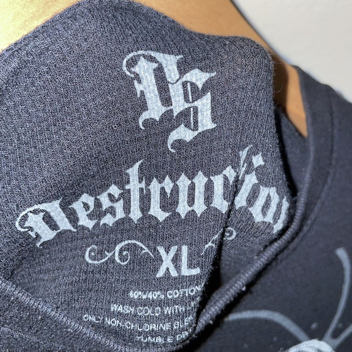 Vintage Destruction Y2K Thermal Size US XL / EU 56 / 4 - 2 Thumbnail