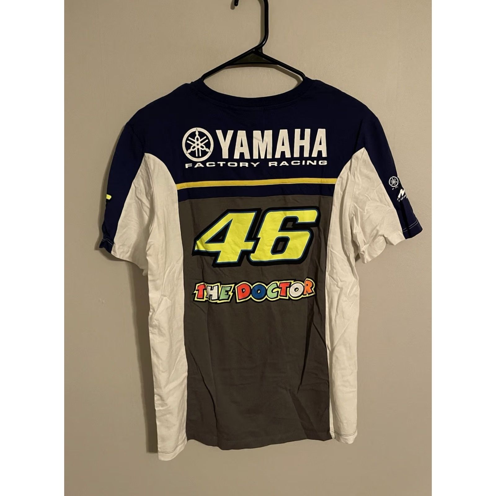 Yamaha Yamaha Factory Racing The Doctor Valentino Rossi 46 Motorcycle T-Shirt - Men’s M Shirt | Multicolor | Short Sleeve | Regular Fit Size US M / EU 48-50 / 2 - 2 Thumbnail