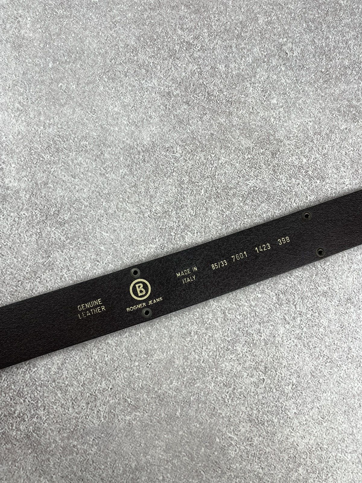 Bogner × Vintage Vintage Bogner Leather Belt Brown Unisex Size ONE SIZE - 7 Thumbnail