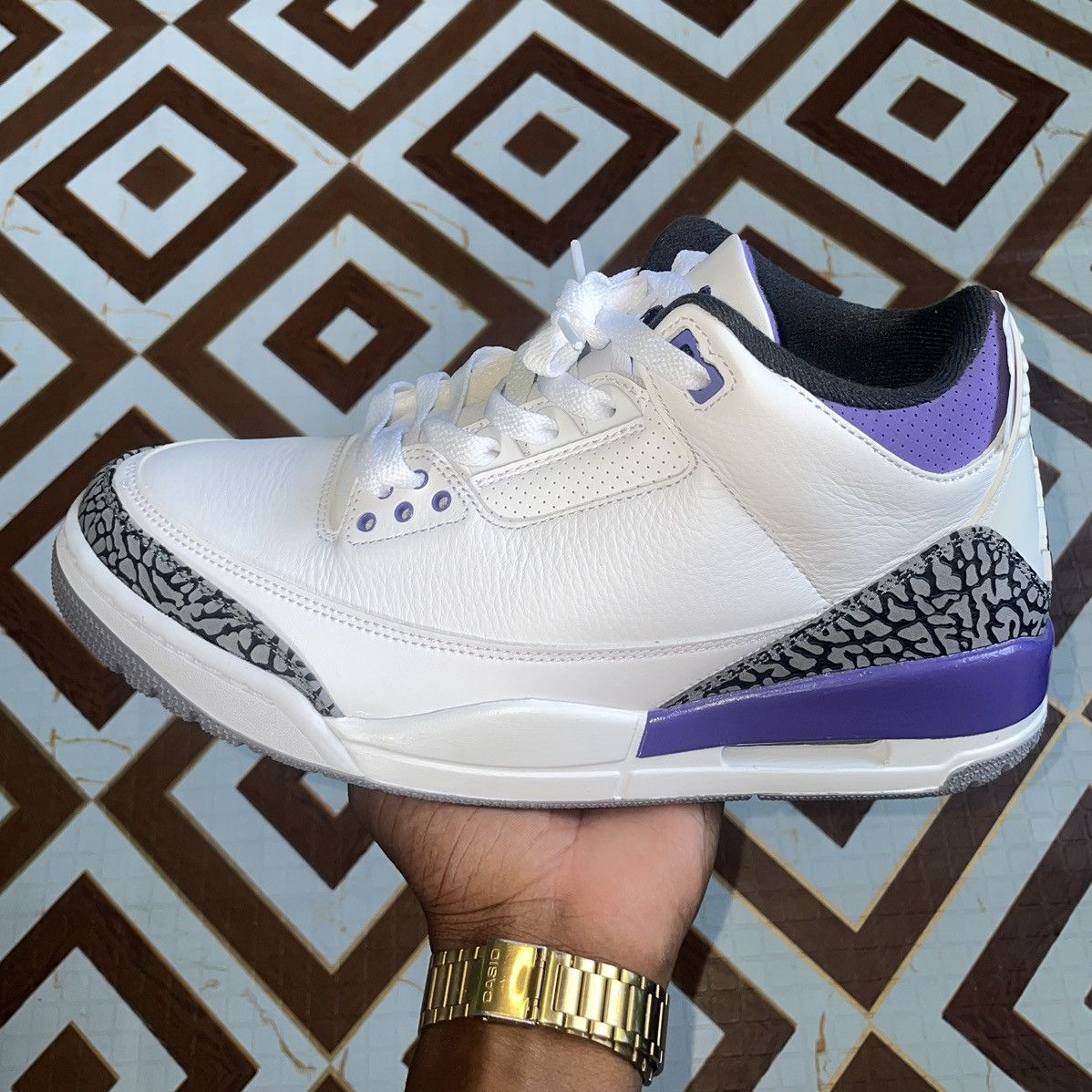Jordan Brand Air Jordan 3- Dark Iris Size US 10.5 / EU 43-44 - 1 Thumbnail