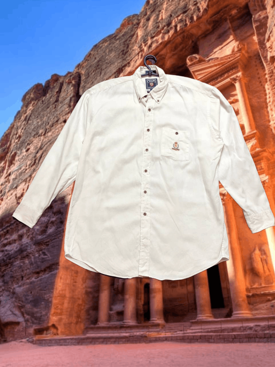 Chaps Ralph Lauren Vintage Shirt logo Chaps Ralph Lauren size L Y2K Size US L / EU 52-54 / 3 - 1 Thumbnail