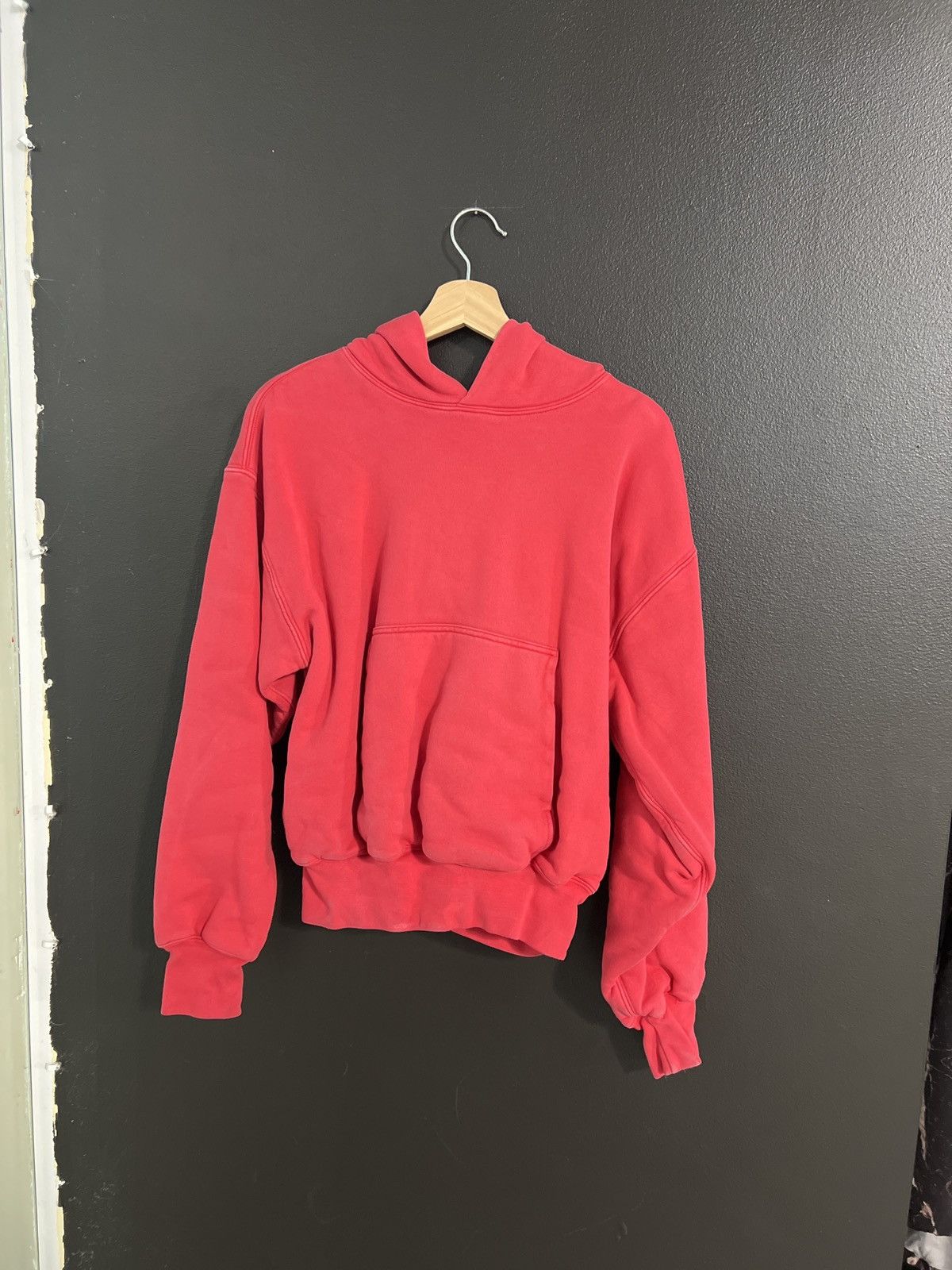 image of Gap Yeezy Hoodie in Red, Men's (Size Small)