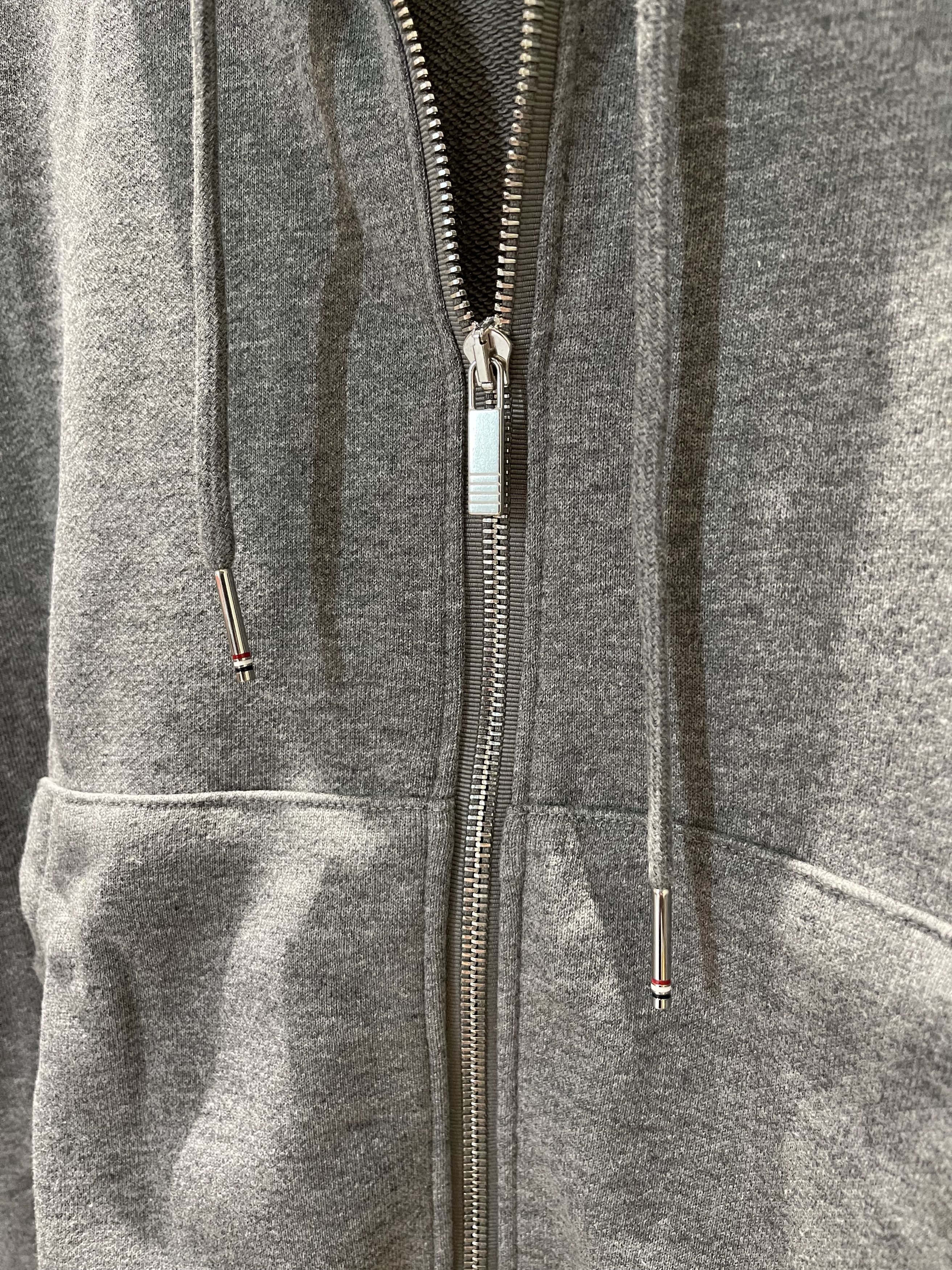 Thom Browne Thom Browne Zip Hoodie Grey Size US L / EU 52-54 / 3 - 4 Thumbnail