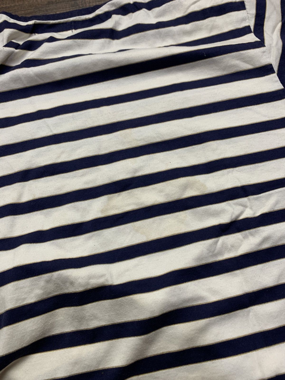 Celine 🐍 Vintage Celine Paris - Striped Embroidered Tshirt Size M / US 6-8 / IT 42-44 - 5 Thumbnail