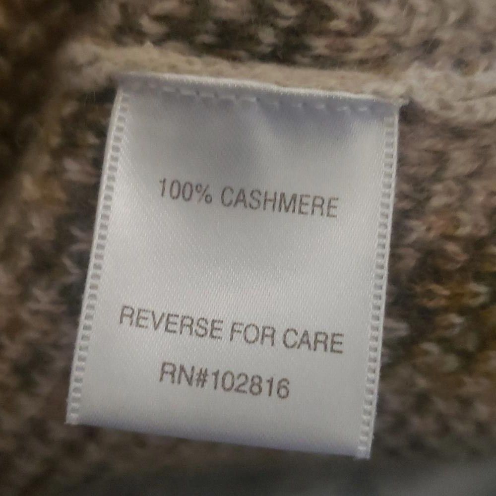 Designer CT1993 Garnet Hill Brown, Cream and Olive Green Sweater S Size S / US 4 / IT 40 - 7 Thumbnail