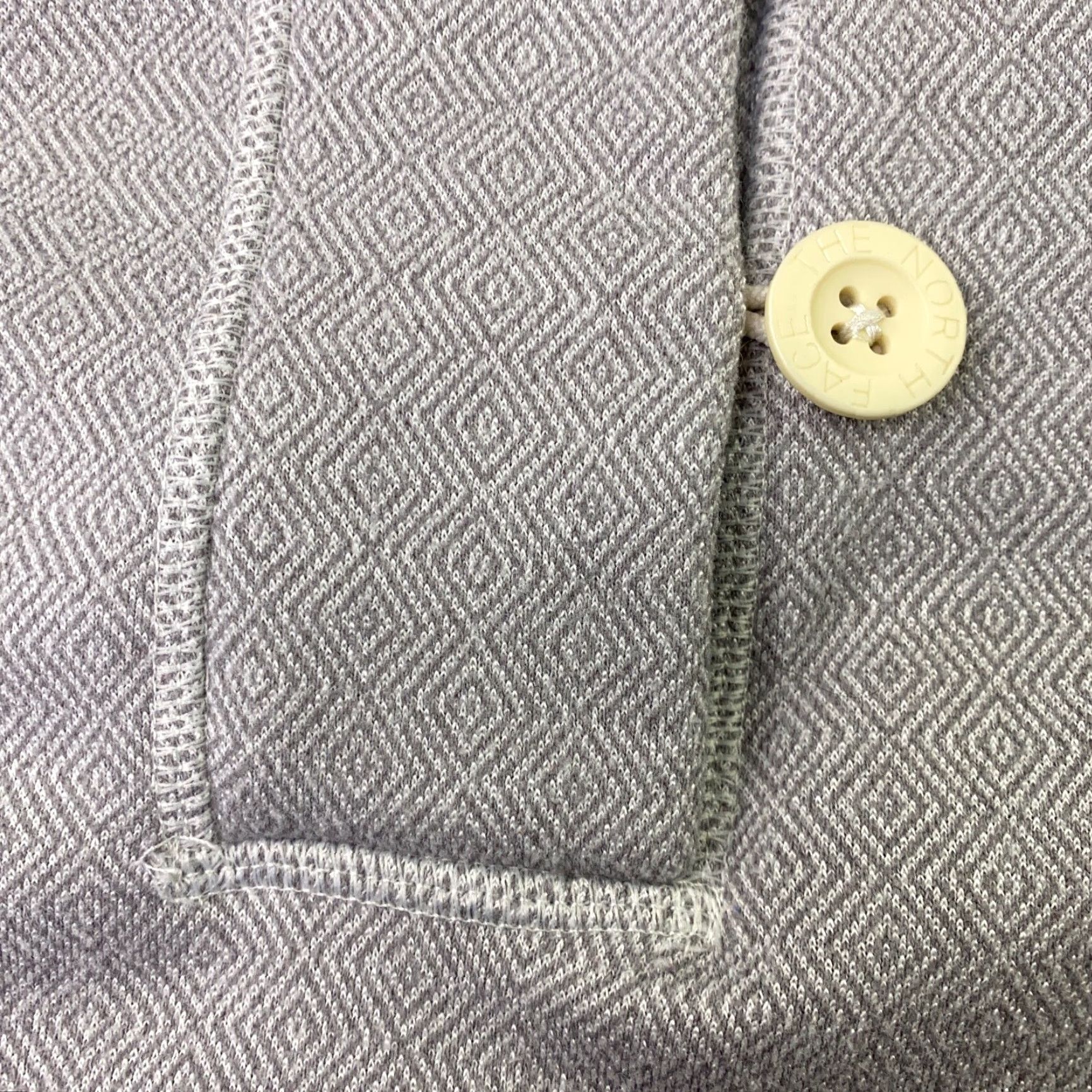 The North Face The North Face Womens Shirt Top M Gray 1/4 Button Fleece Mock Neck Pullover Size M / US 6-8 / IT 42-44 - 4 Thumbnail