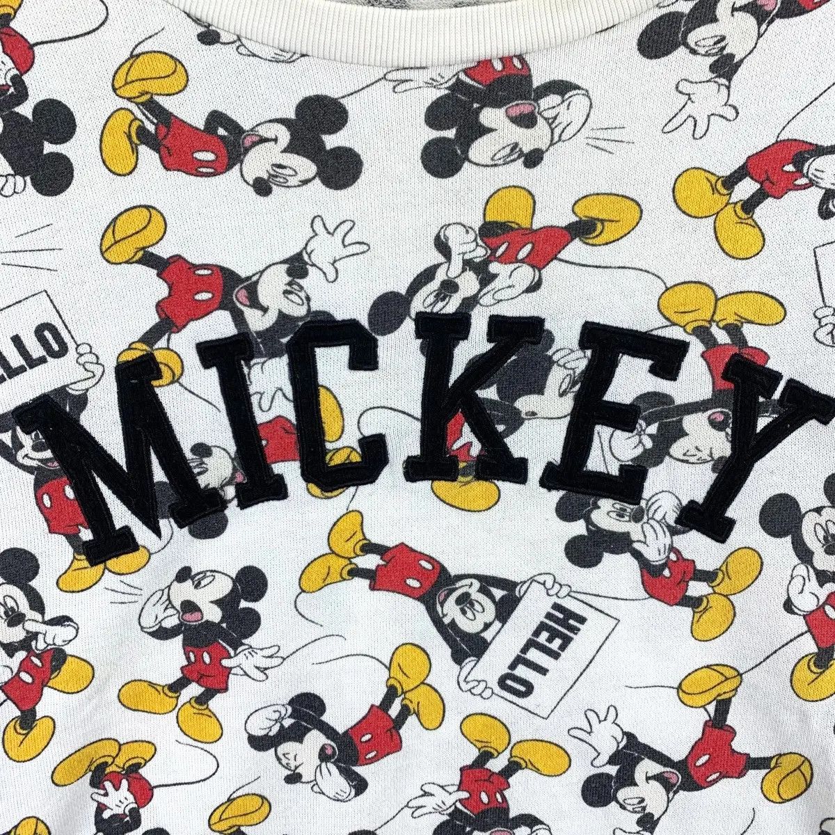 Disney Vintage DISNEY MICKEY MOUSE All Over Print AOP Sweatshirt Size L / US 10 / IT 46 - 4 Thumbnail