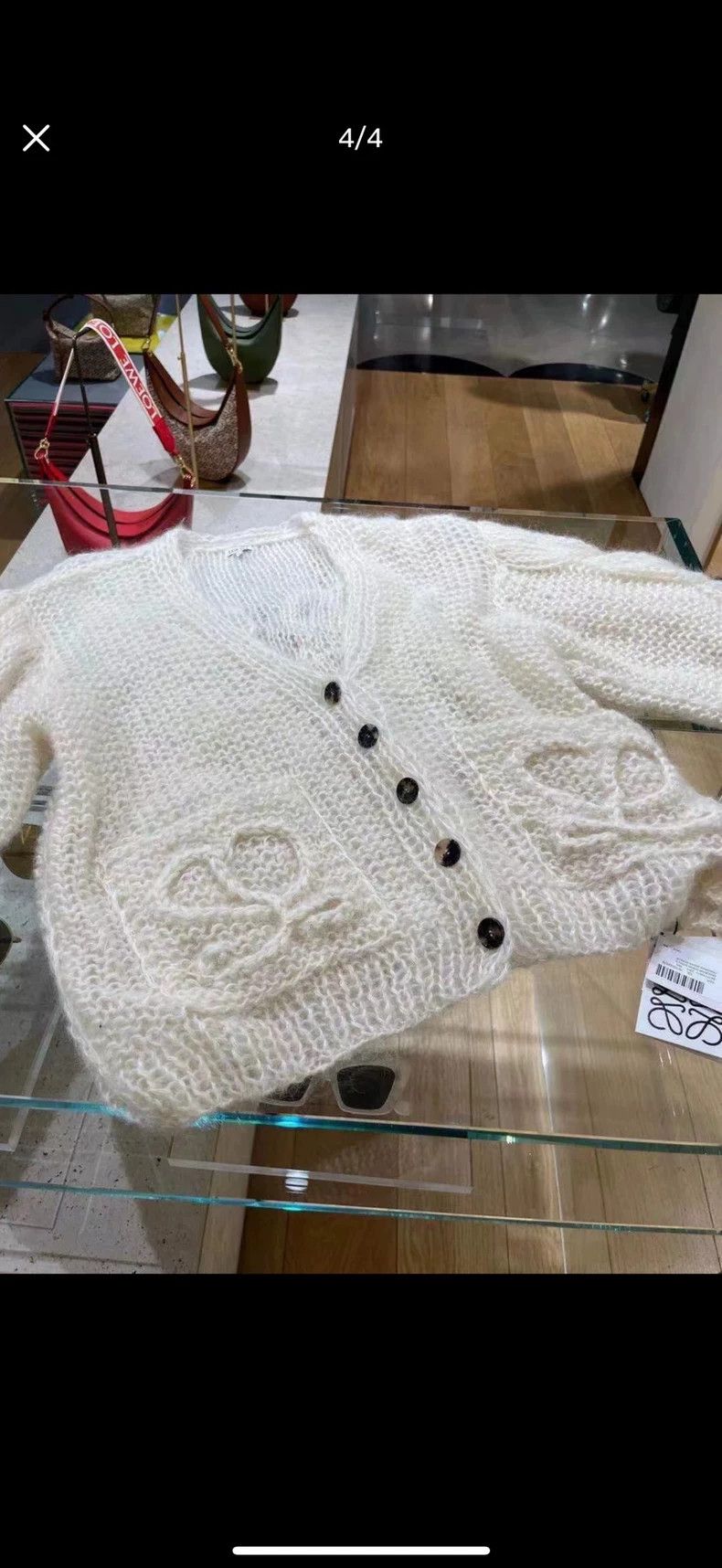 Loewe LOEWE Ma Hai Mao knit coat Size S / US 4 / IT 40 - 1 Thumbnail