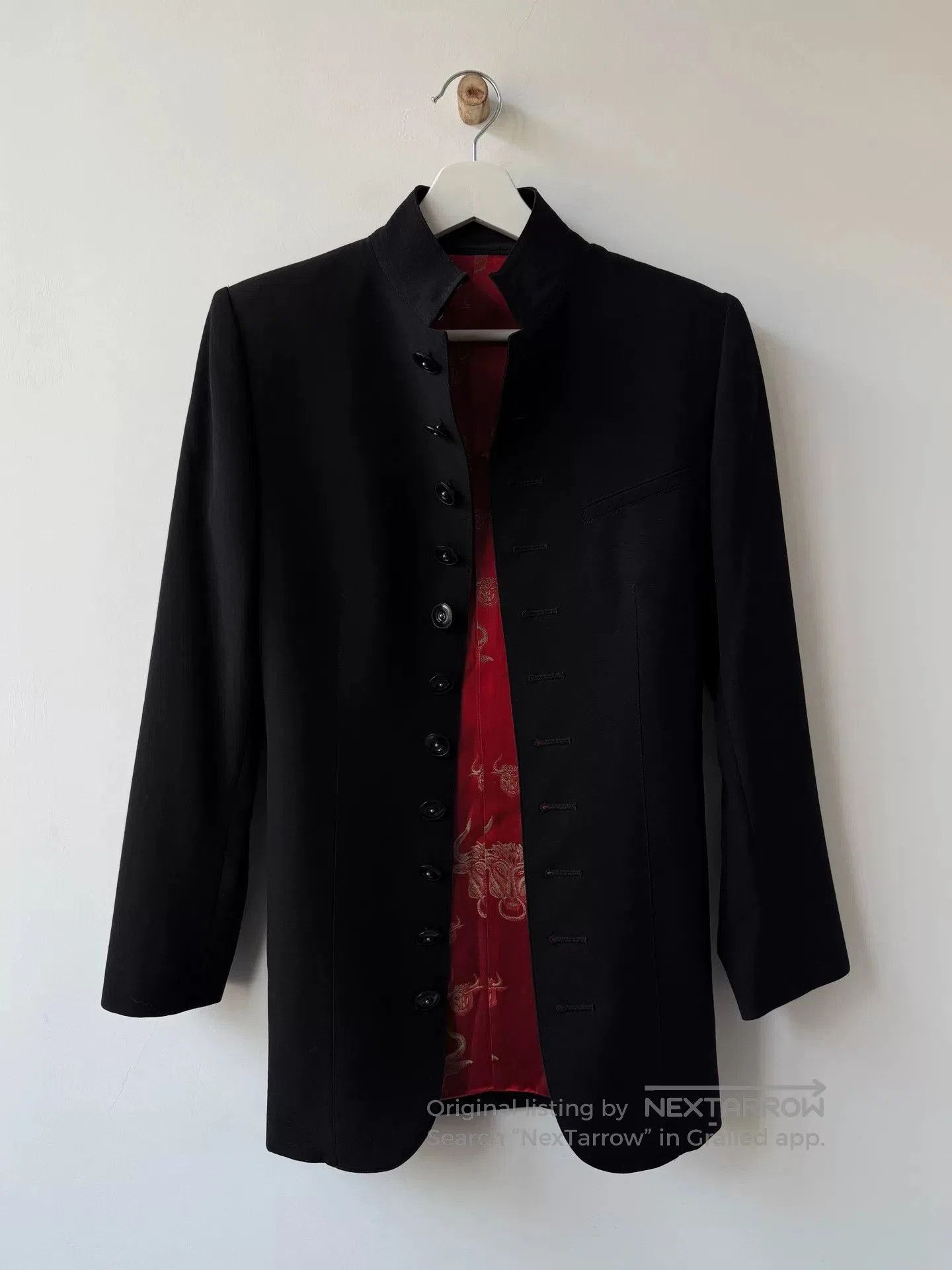 Jean Paul Gaultier Jean Paul Gaultier Black Wool Outerwear Jacket. Size M / US 6-8 / IT 42-44 - 2 Thumbnail