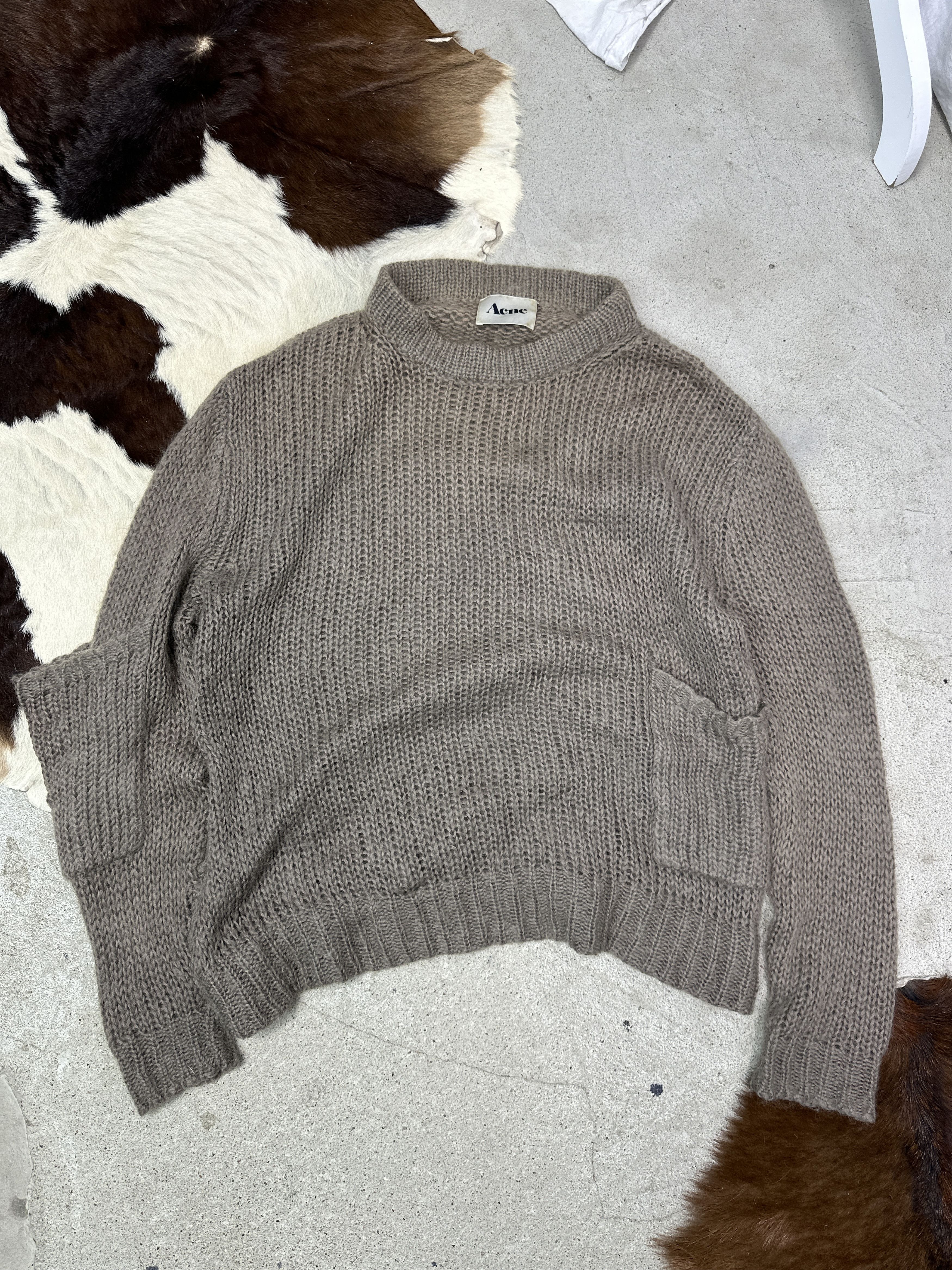 Acne Studios Vintage Oversize Acne Studios Mohair Knitted Sweater Y2K Size ONE SIZE - 2 Thumbnail