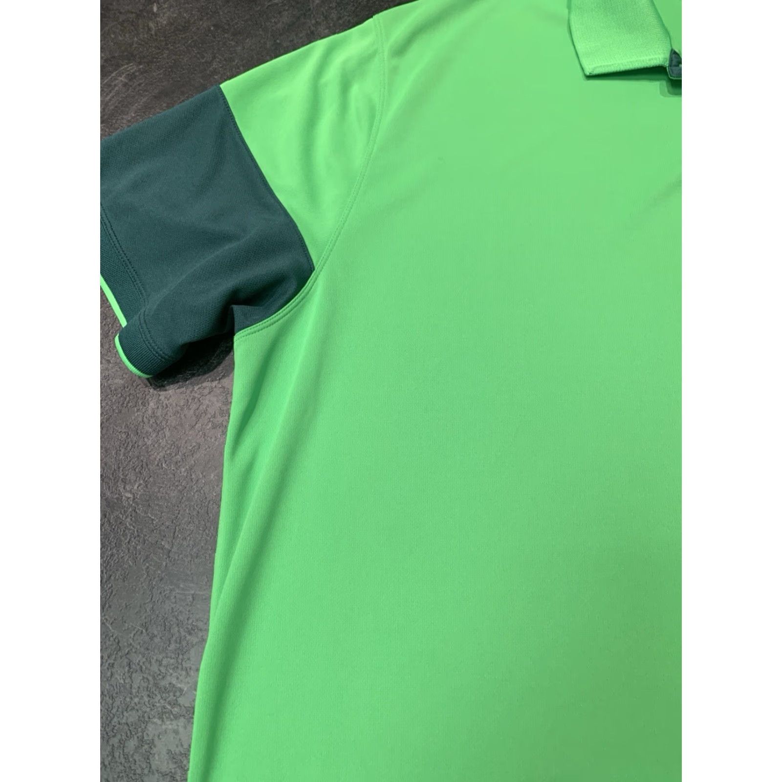 Nike Nike Tour Performance Mens XXL Polo Golf Shirt Short Sleeve Collared Breathable Regular Fit Green Size US XXL / EU 58 / 5 - 6 Thumbnail