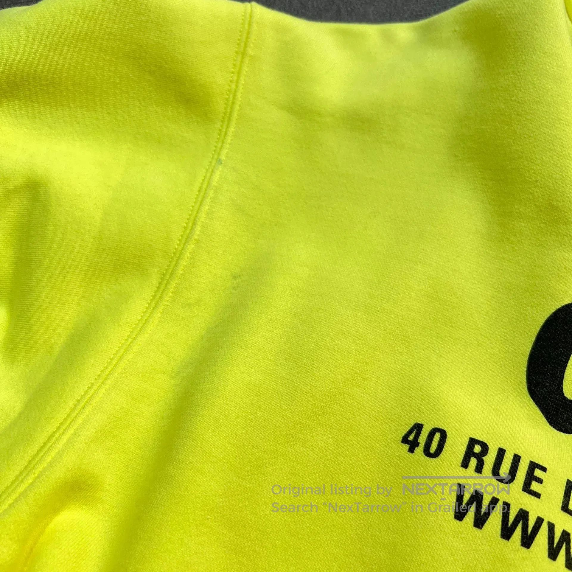 Balenciaga Balenciaga Fluorescent Yellow Crewneck. Size XS / US 0-2 / IT 36-38 - 7 Thumbnail