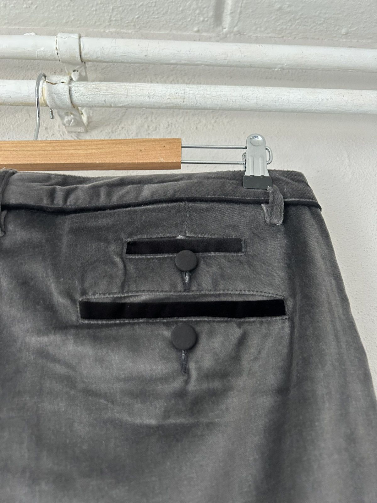 Dolce & Gabbana Moto-Inspired Velvet Pants with Quilted Knees - Size 50 Size US 34 / EU 50 - 9 Thumbnail