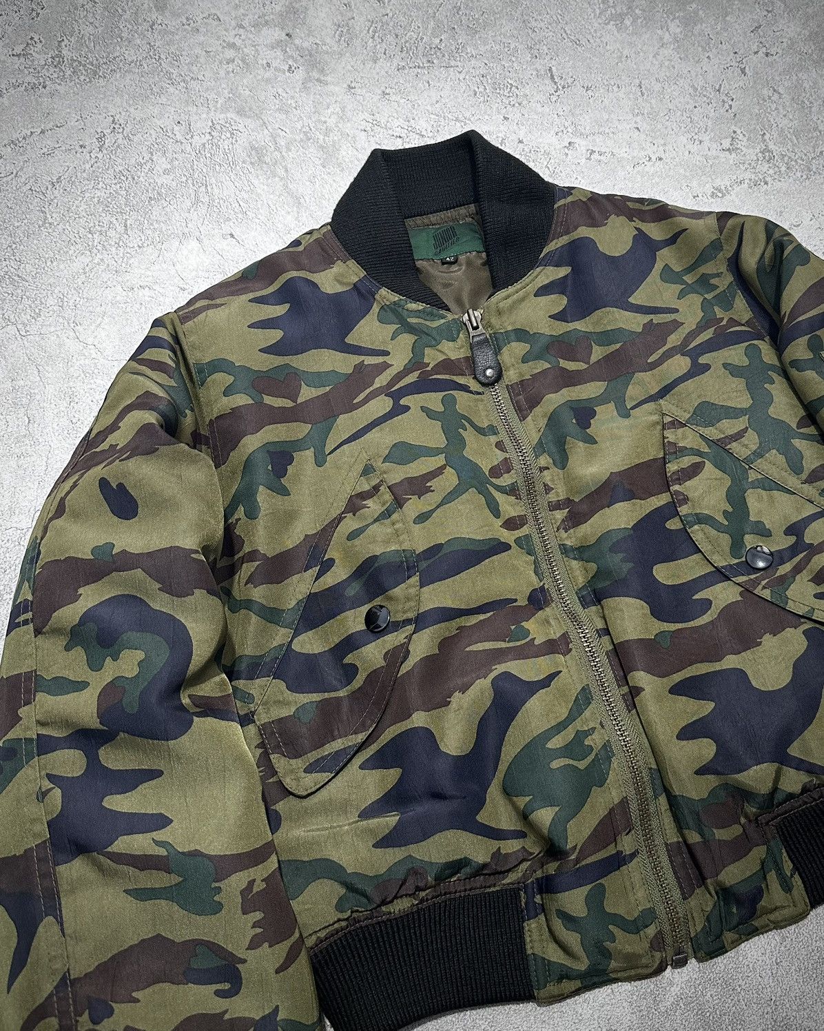 Jean Paul Gaultier Jean Paul Gaultier Heart Camo Bomber Jacket Size US XS / EU 42 / 0 - 4 Thumbnail