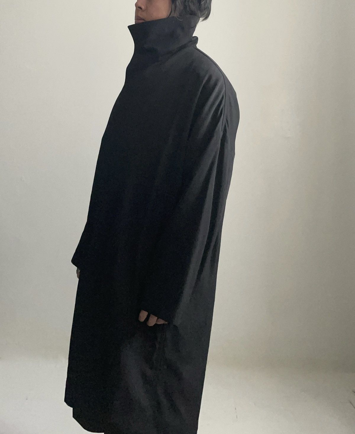 Yohji Yamamoto Yohi Yamamoto Pour Homme F/W16 Highneck coat Size US M / EU 48-50 / 2 - 12 Thumbnail
