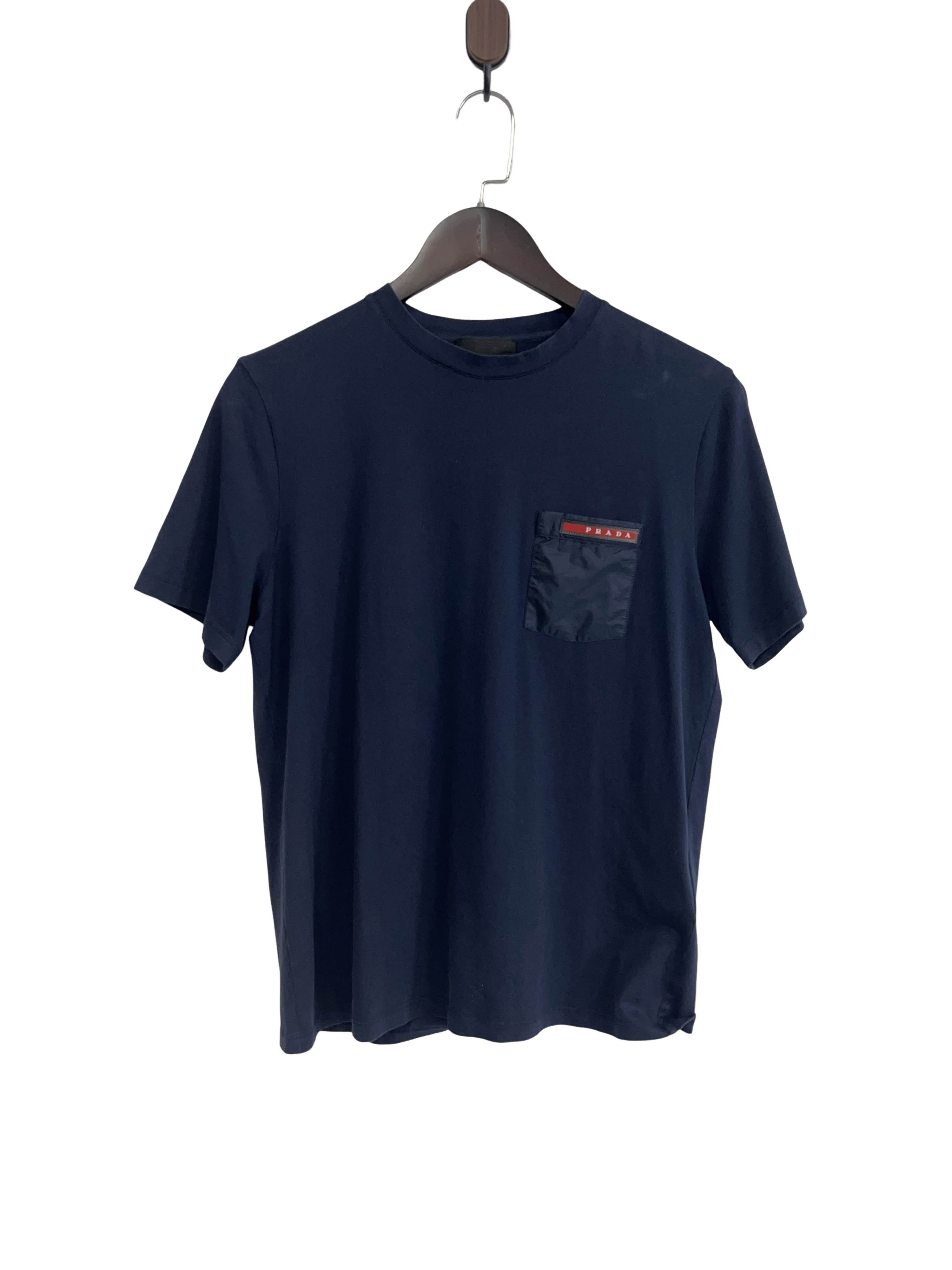 Prada Prada Men's Navy T-Shirt in Size M | Grailed