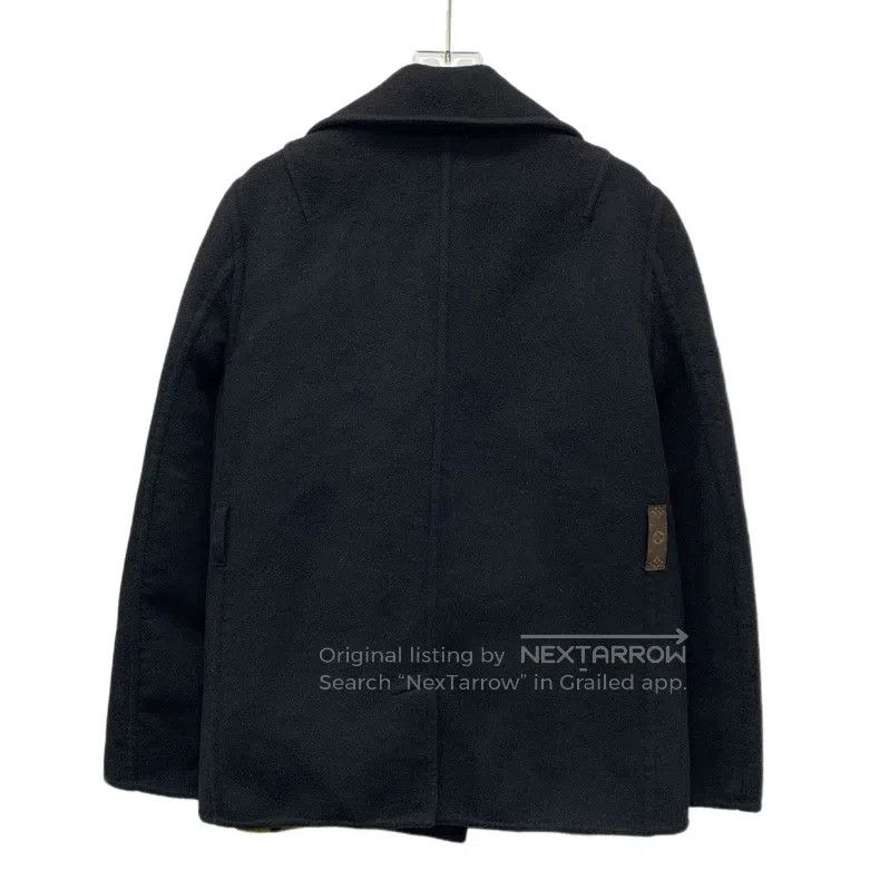 Louis Vuitton Louis Vuitton Cropped Double Breasted Coat 1 with Black Li Size S / US 4 / IT 40 - 2 Thumbnail