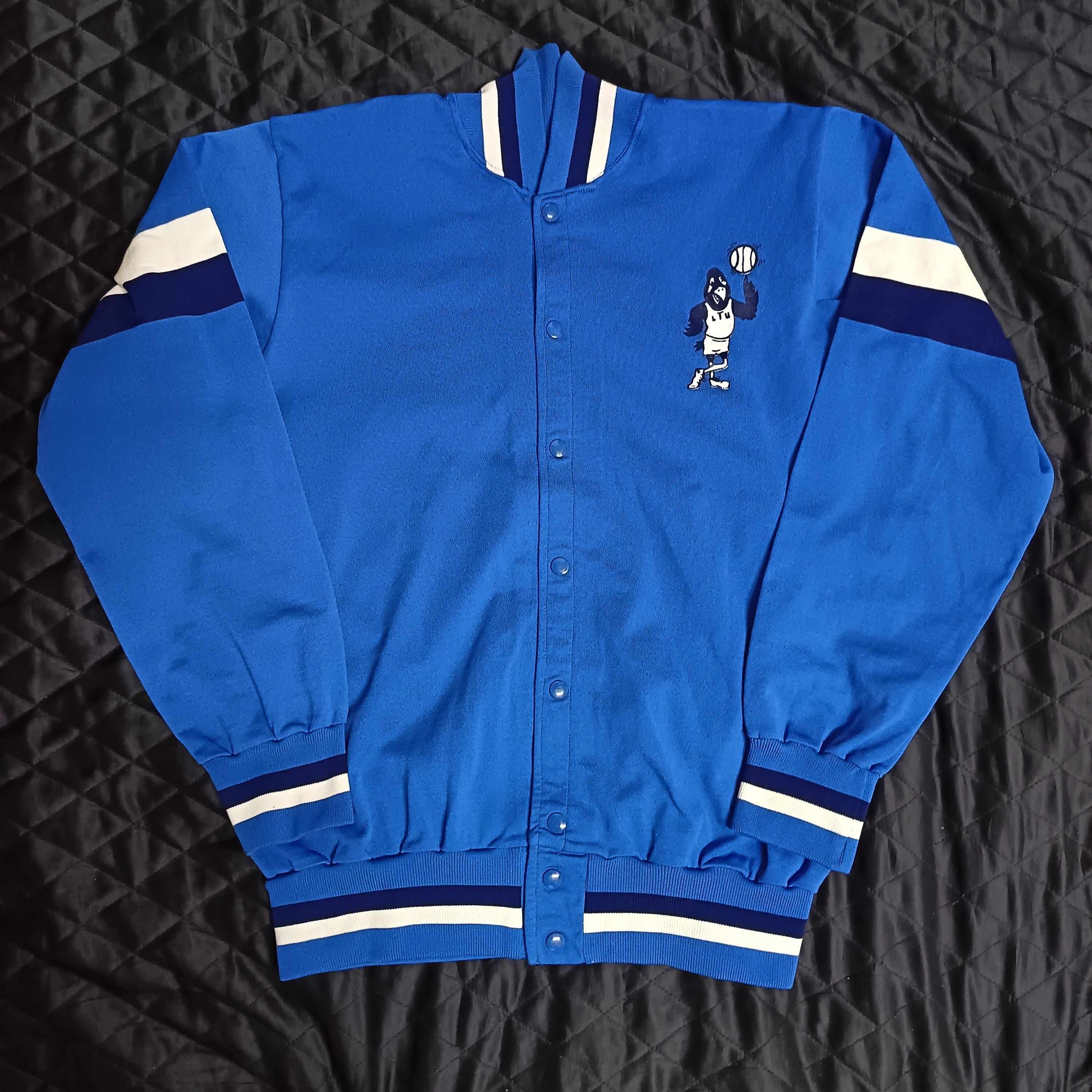 Vintage Long island Brooklyn Blackbirds Basketball NCAA Jacket Size US M / EU 48-50 / 2 - 1 Thumbnail
