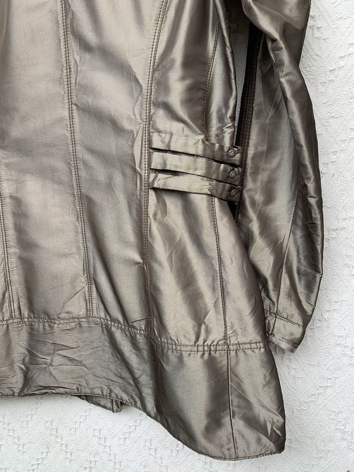 Peuterey Peuterey Asymmetrical Zipper Polyester Short Trenchcoat Size US M / EU 48-50 / 2 - 11 Thumbnail