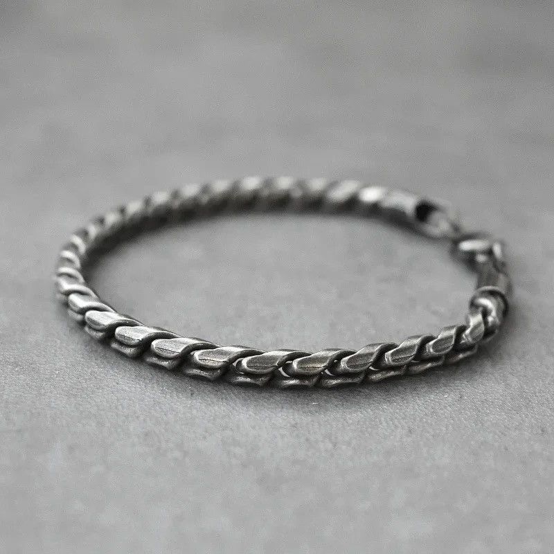 Other Vintage Twist Link Chain Bracelet Size ONE SIZE - 1 Thumbnail