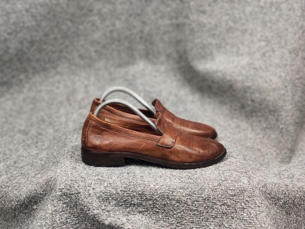 Other Gidigio Premium Design Classic brown Leather Loafers Shoes Size US 8.5 / IT 38.5 - 2 Thumbnail