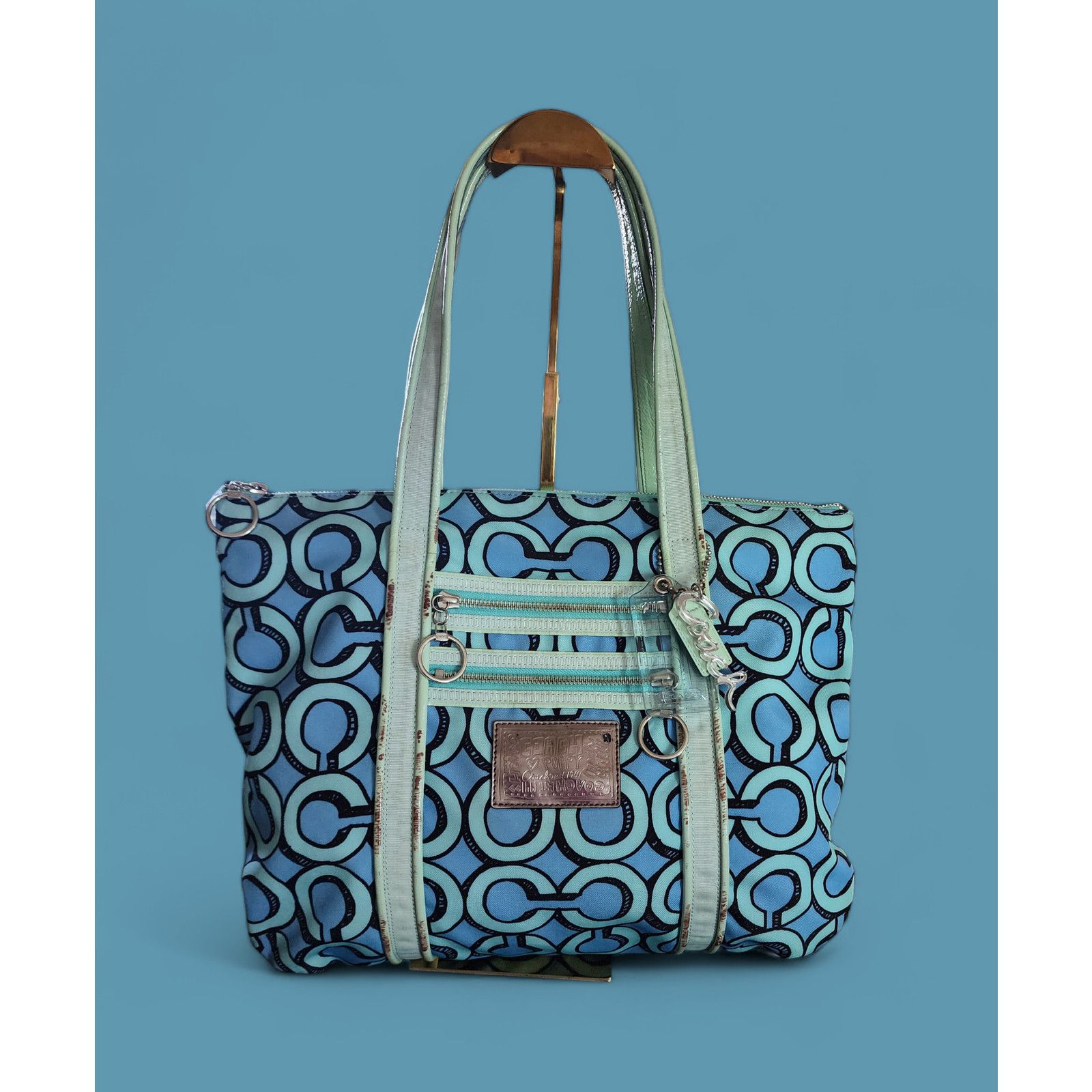 Coach Coach Poppy 3d Op Art Glam Tote Purse Handbag Style 14983 Size ONE SIZE - 1 Thumbnail