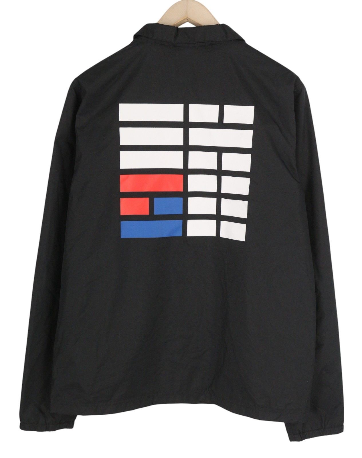 The North Face M Black Windwall Polo Neck Snap Buttons Lightweight 84369 Size US M / EU 48-50 / 2 - 2 Thumbnail