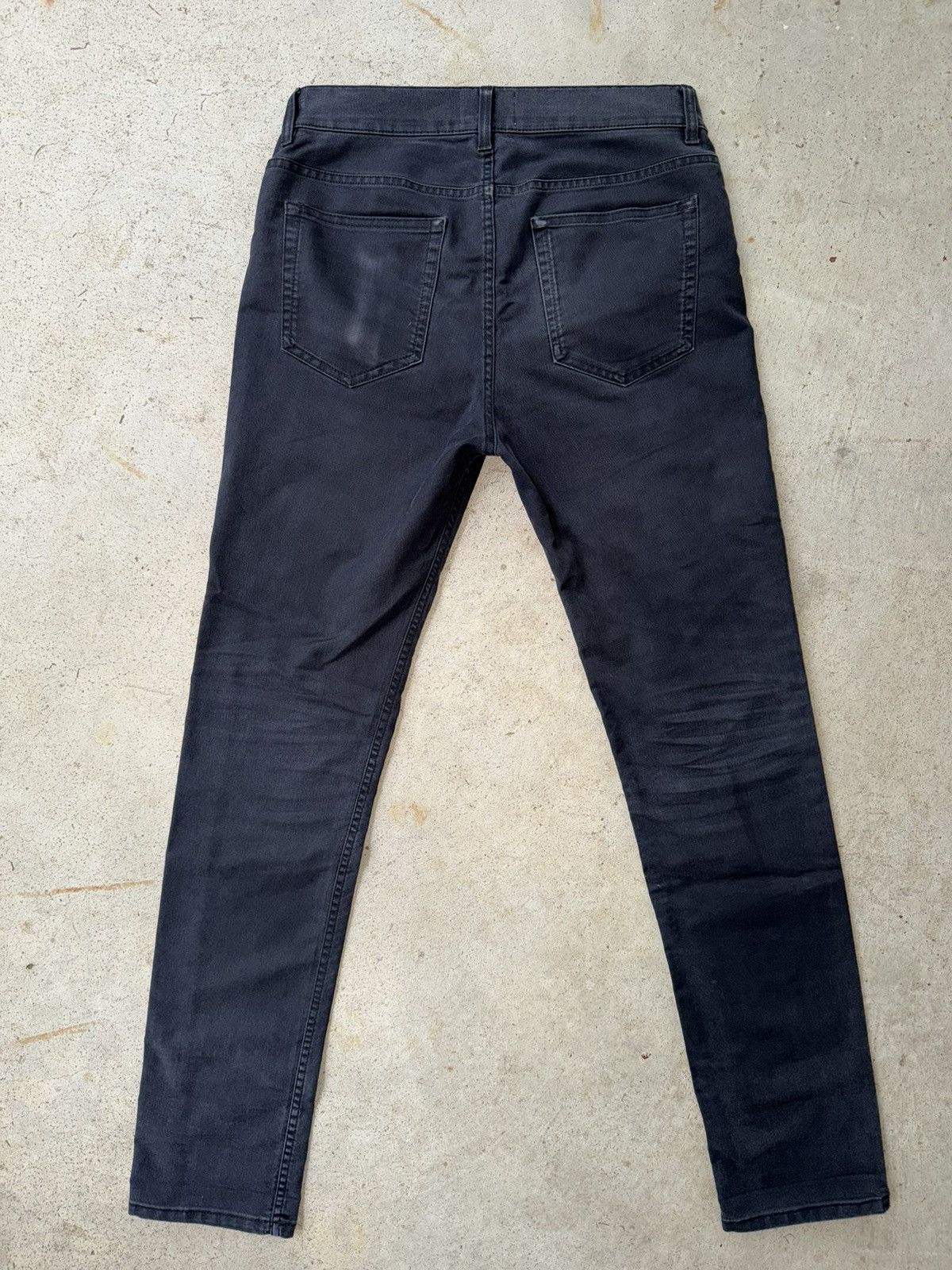 Acne Studios Ace Ups Black Khaki Denim Jeans Size US 32 / EU 48 - 2 Thumbnail