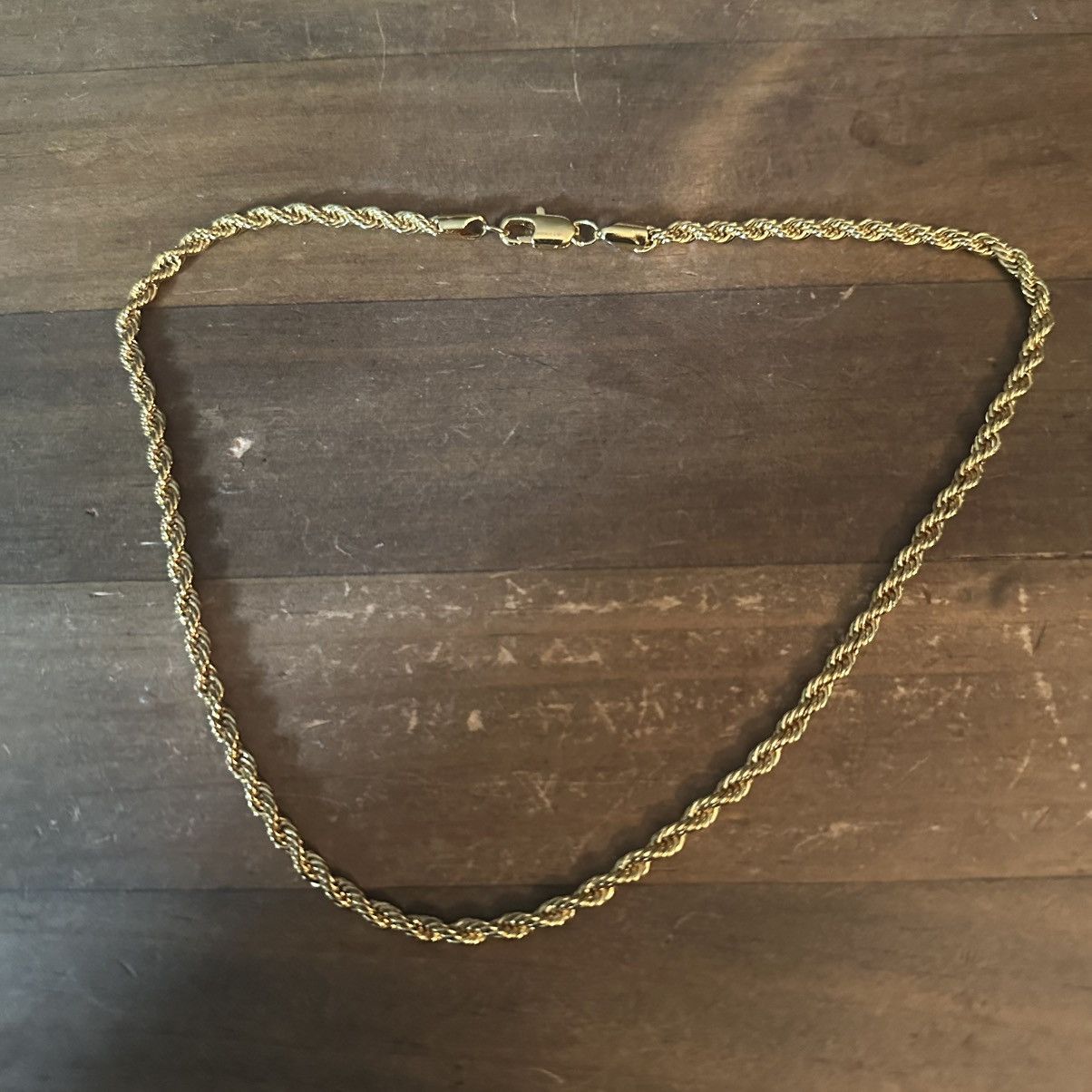 Other Gold tone rope chain necklace Size ONE SIZE - 2 Thumbnail