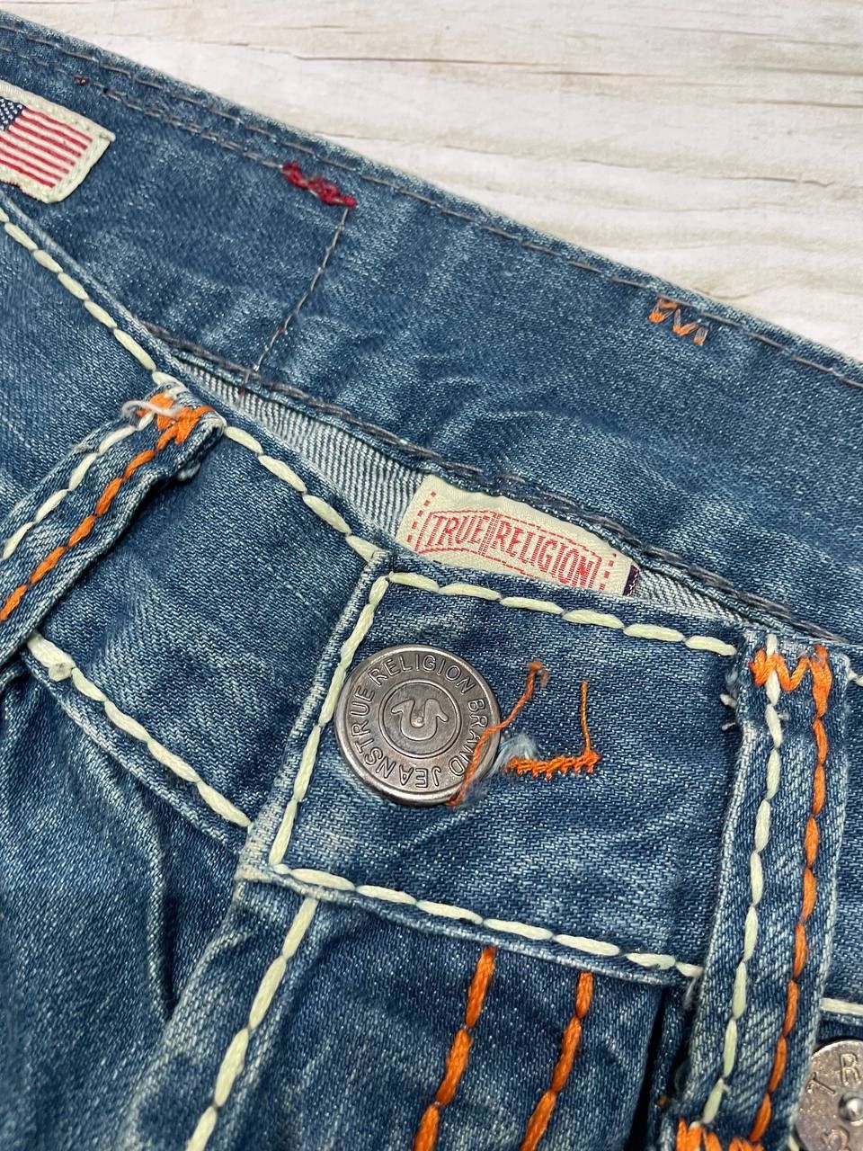 True Religion Vintage True Religion Bobby Super T Denim Jeans Y2K Size US 34 / EU 50 - 8 Thumbnail