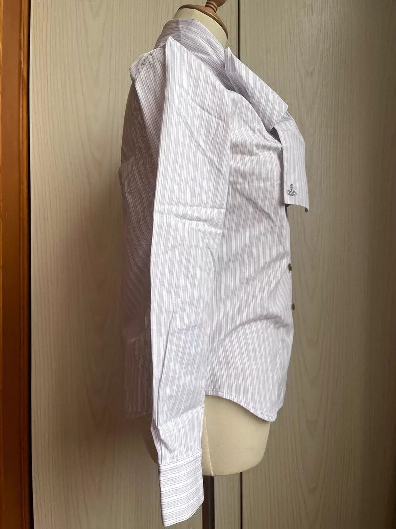 Vivienne Westwood Vivienne Westwood Butterfly striped shirt Size M / US 6-8 / IT 42-44 - 2 Thumbnail