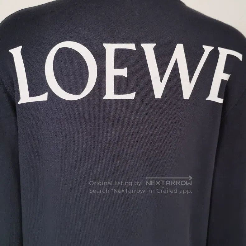 Loewe Loewe Long-sleeve hooded sweatshirt, women's blue Dumbo Size XS / US 0-2 / IT 36-38 - 5 Thumbnail
