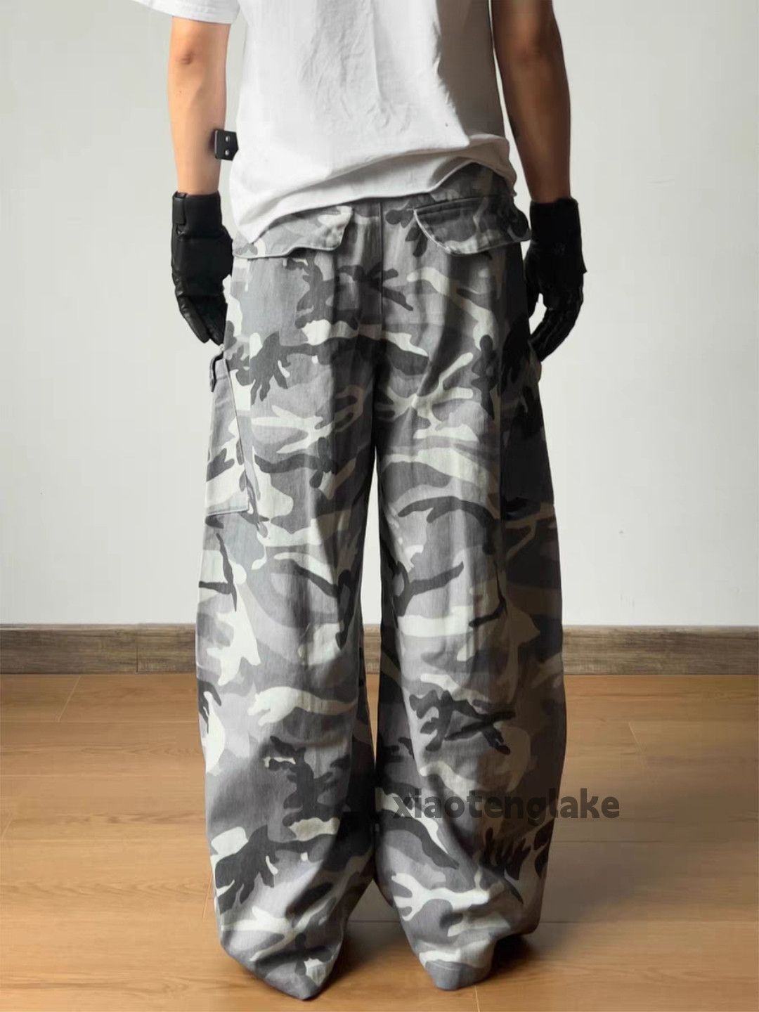 Vintage xtl utility loose baggy skate hiphop cargo camo pants Size US 32 / EU 48 - 8 Thumbnail