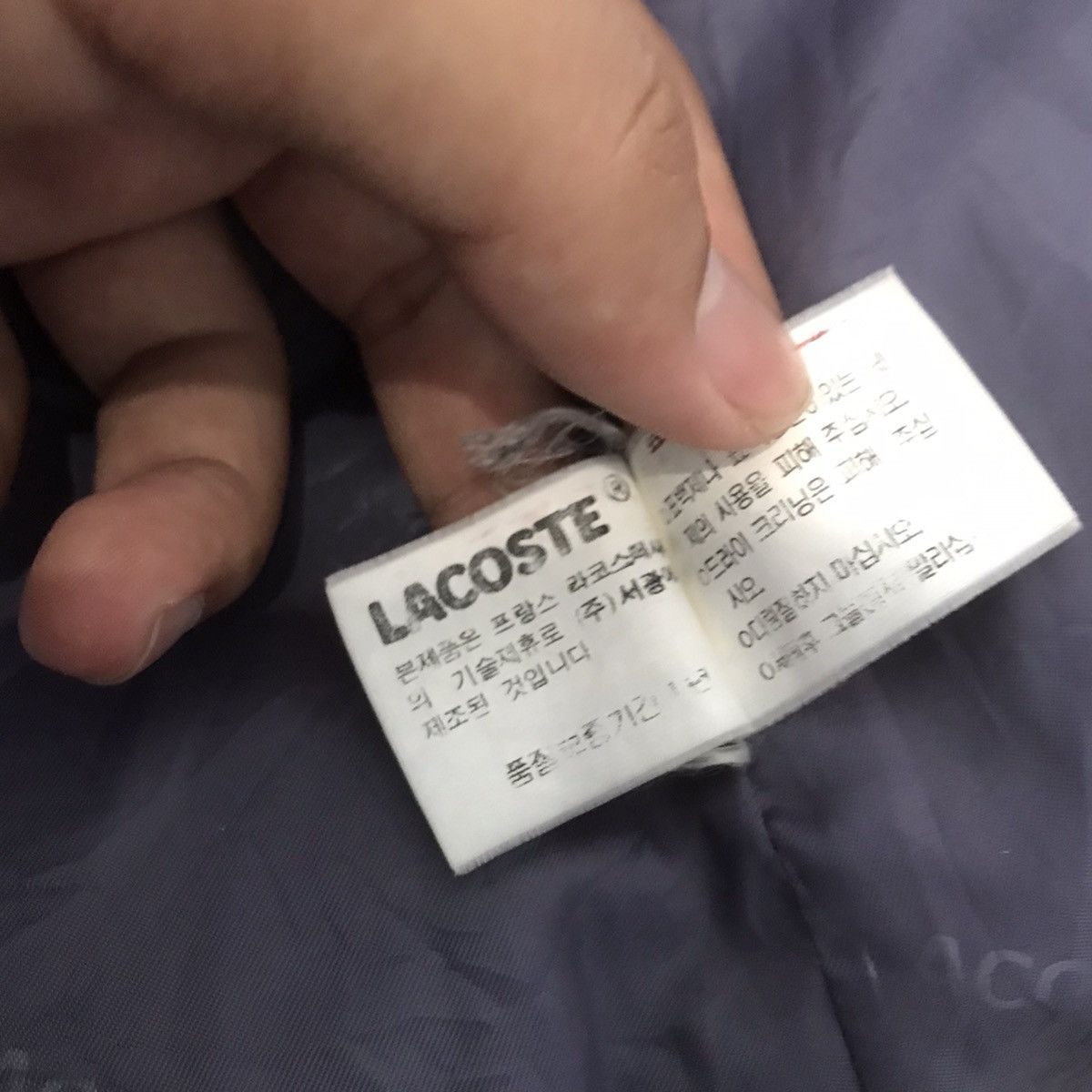 Designer × Lacoste Lacoste Down Puffer Jacket outdoor mountaineering Bulang Size US XL / EU 56 / 4 - 11 Thumbnail