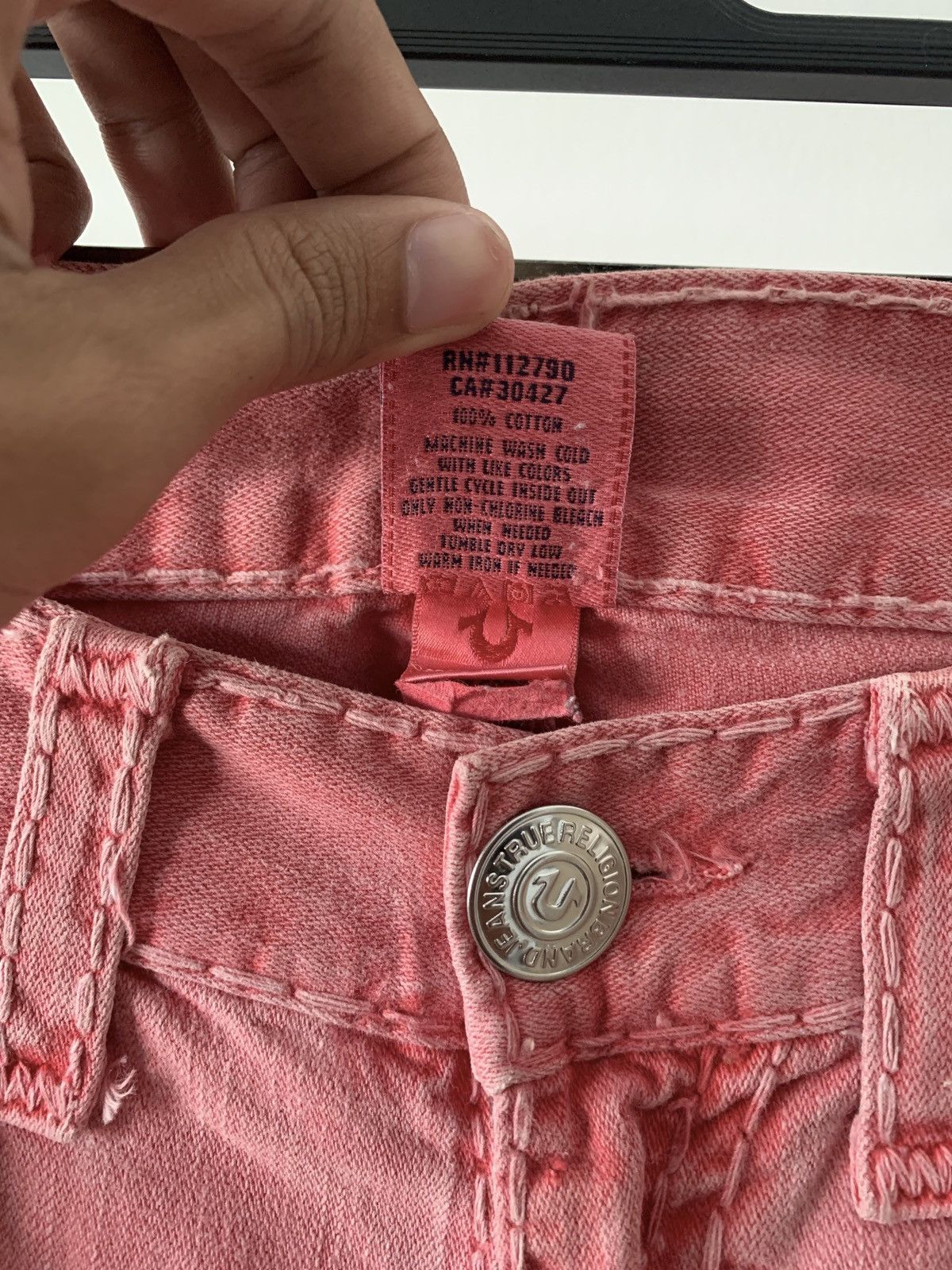 Japanese Brand VINTAGE TRUE RELIGION BOBBY SUPER T JEANS Size US 34 / EU 50 - 5 Thumbnail
