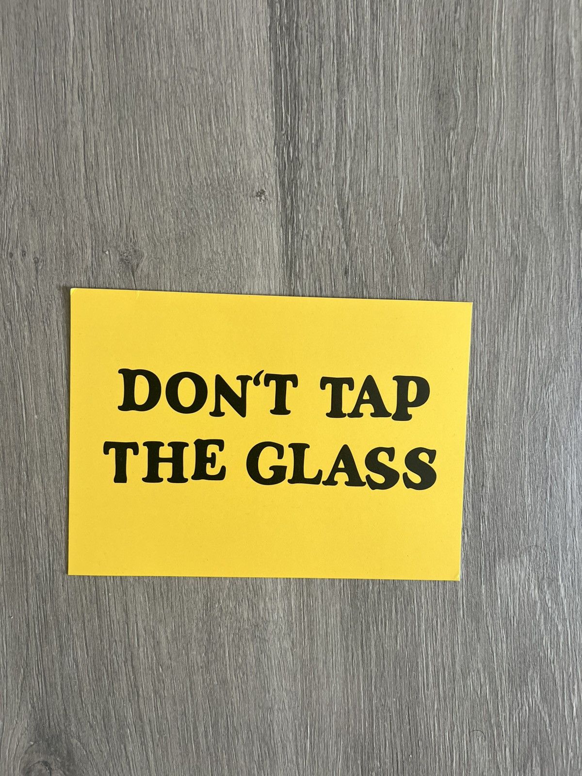 Golf Wang Don’t Tap The Glass Postcard Size ONE SIZE - 1 Thumbnail