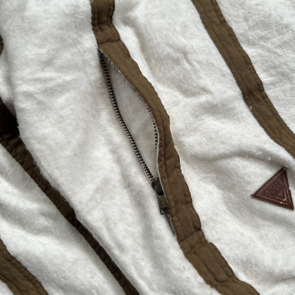Vintage Vintage 90s Dolce With Much Interest Half Zip Hoodie Size US L / EU 52-54 / 3 - 5 Thumbnail