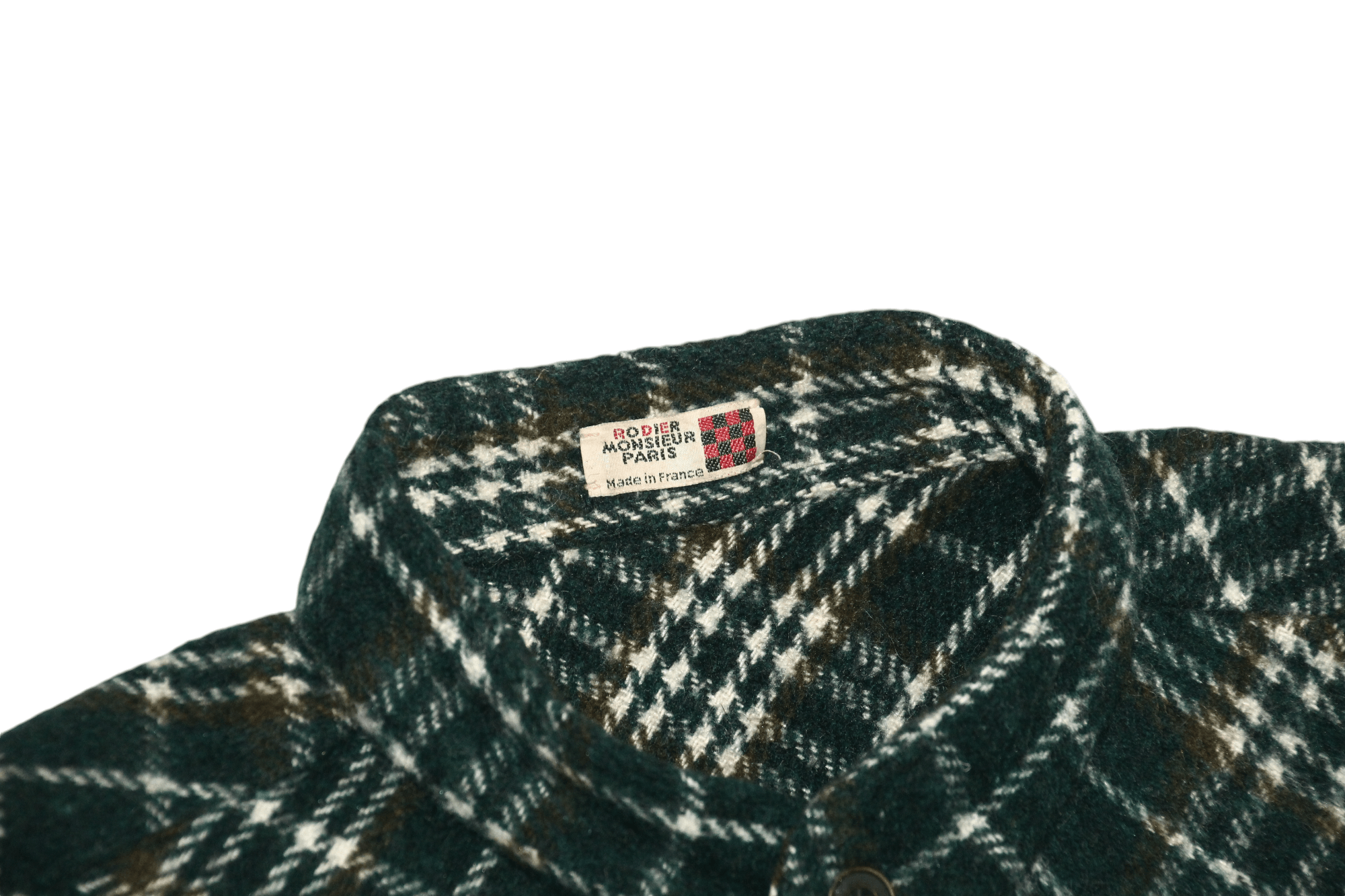 Christian Dior Monsieur Rodier Monsieur Paris Rugged Flannel Wool Lumberjack Shirt Size US L / EU 52-54 / 3 - 3 Thumbnail