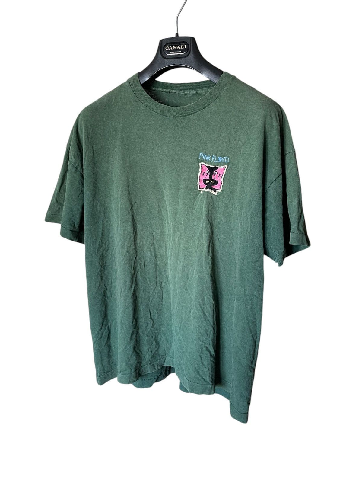 Band Tees × Pink Floyd × Vintage 90’s Pink Floyd Vintage embroidered t-shirt tee rare Size US L / EU 52-54 / 3 - 2 Thumbnail